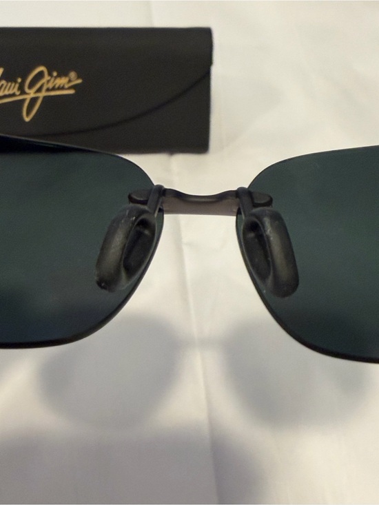 MAUI JIM KOMOHANA MJ446-11M Lightweight Black Rimless Sunglasses UNISEX Pristine main image 13